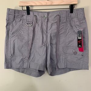 Dalia Collection Grey Shorts Size 12 NWT Flaw